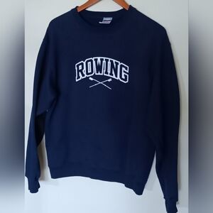 Vintahe Embroidered Rowing Sweatshirt